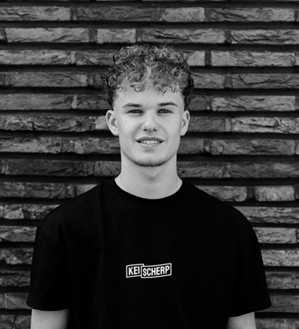 Milo Scheelings, docent barber opleiding Kei Scherp Eindhoven